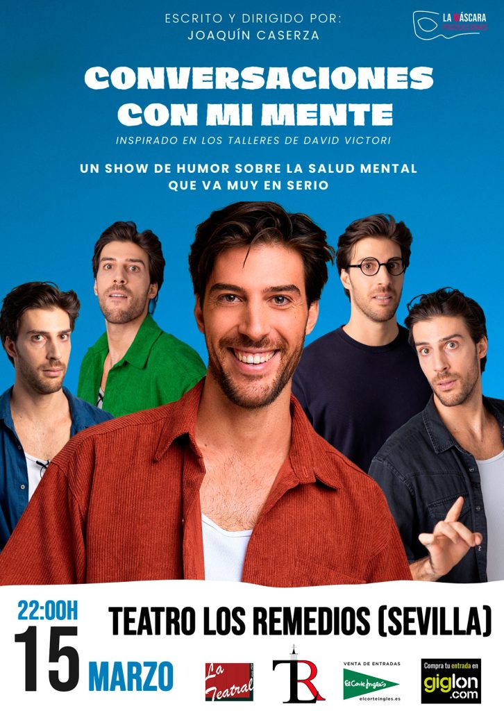 cartel conversaciones en mi mente 15 de marzo teatro los remedios sevilla