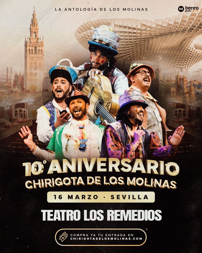 cartel chirigota de los molinas 16 de marzo sevilla