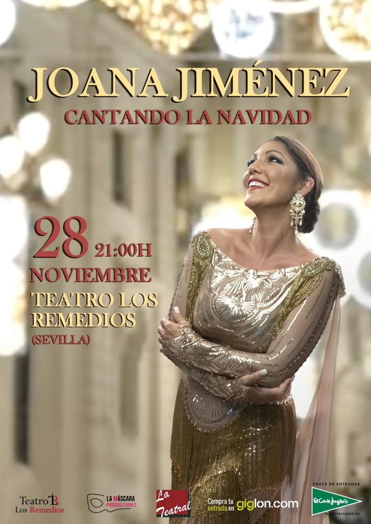 Cartel Joana Jimenez Cantando a la Navidad 28 de noviembre