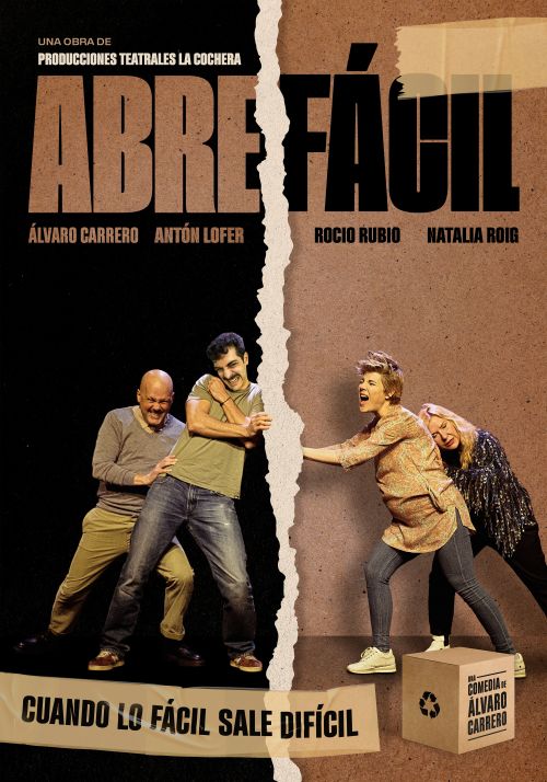 Cartel de la comedia Abre Fácil