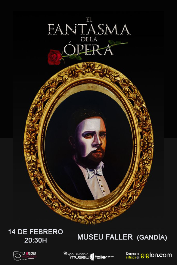Cartel fantasma de la ópera