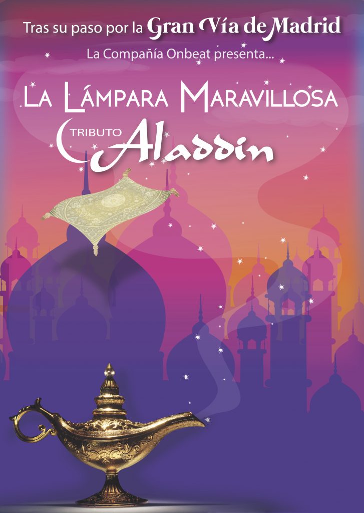 Cartel La Lámpara Maravillosa, Tributo Aladdin