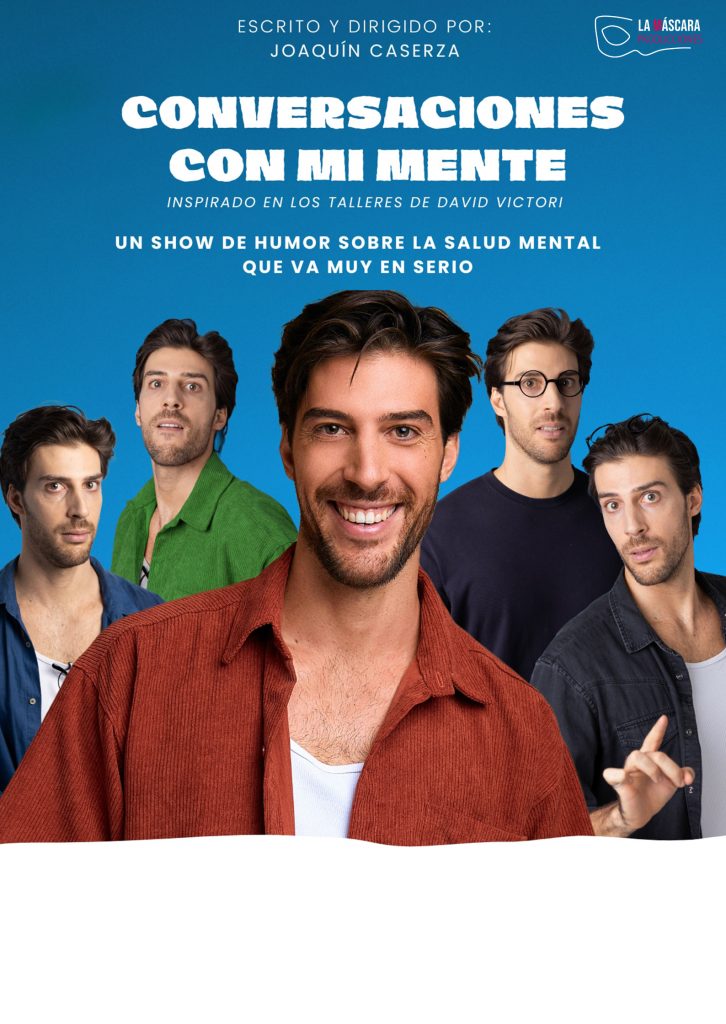 Cartel de Conversaciones con mi mente, un show sobre la salud mental