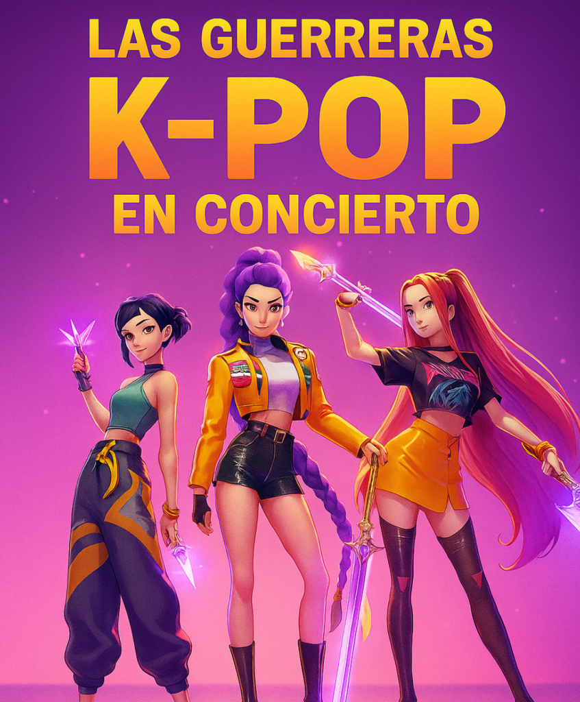 Cartel del espectáculo "Las guerreras K-pop en concierto"