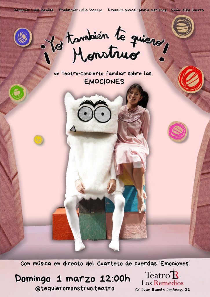 Cartel ¡Yo También Te Quiero, Monstruo!