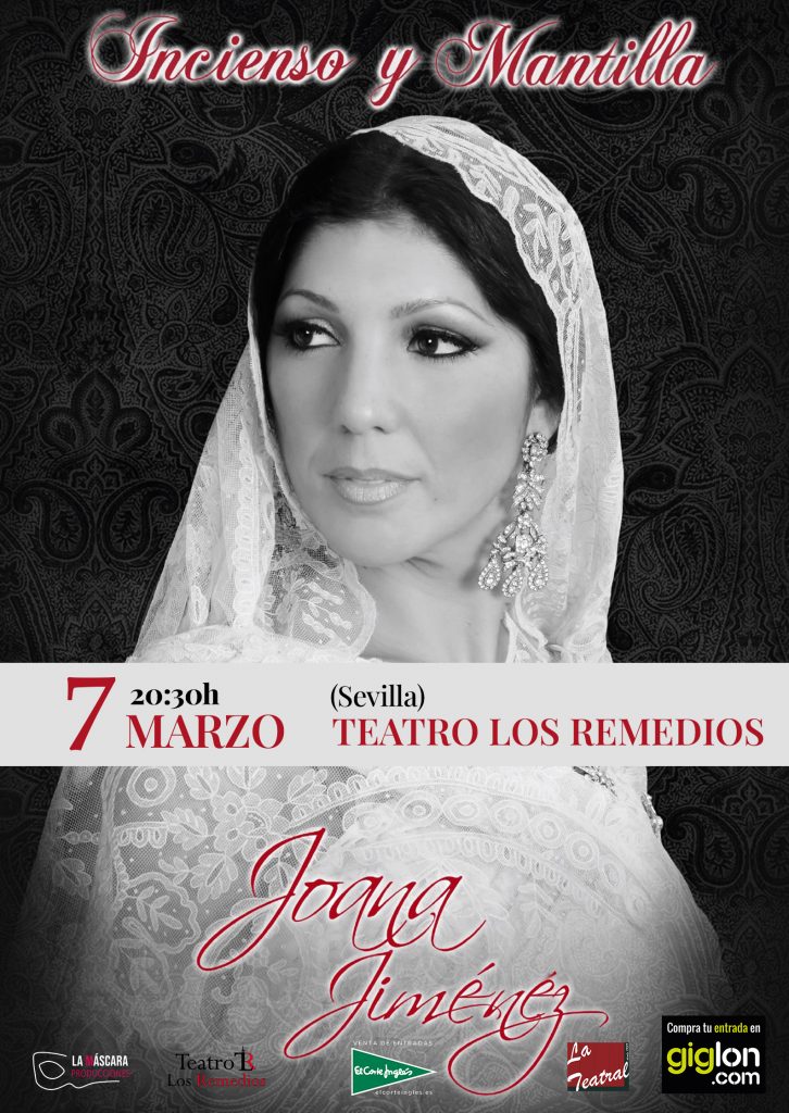 Cartel Joana Jiménez 'Incienso y Mantilla'