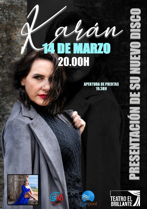 Cartel presentación disco de Karan