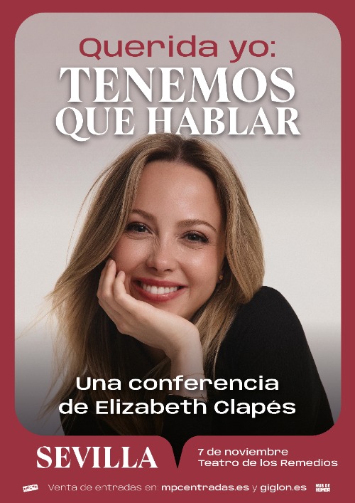 Cartel querida yo: tenemos que hablar Elizabeth Clapés