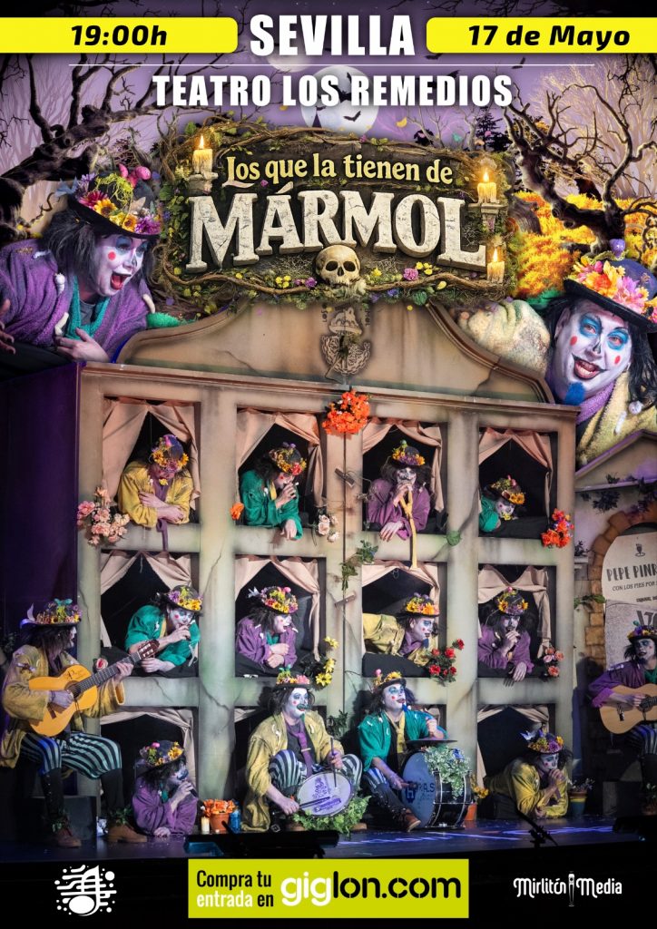 Cartel Los que la tienen de mármol