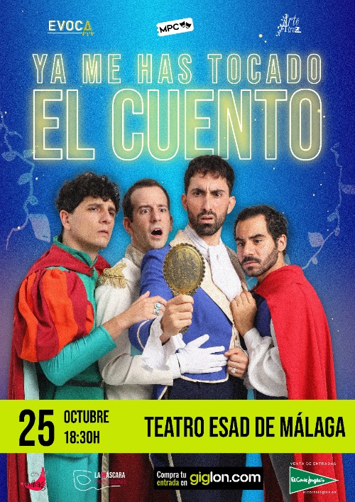 Cartel ya me has tocado el cuento málaga