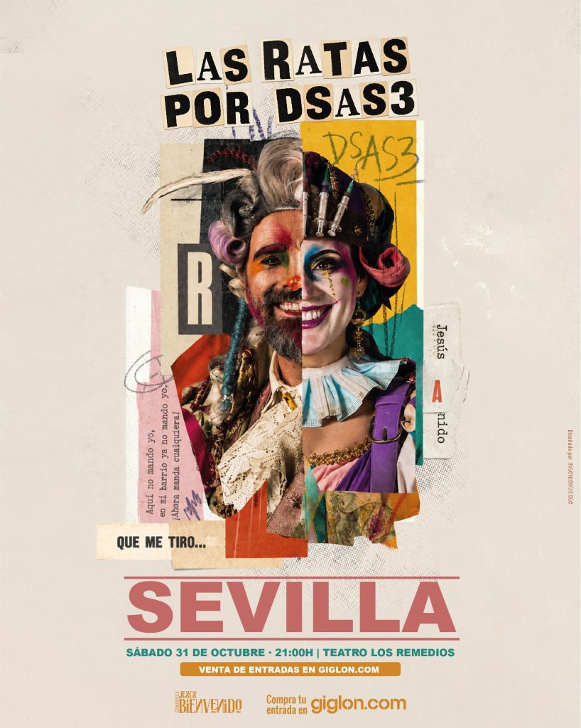 Cartel Las ratas por Dsas3 Sevilla